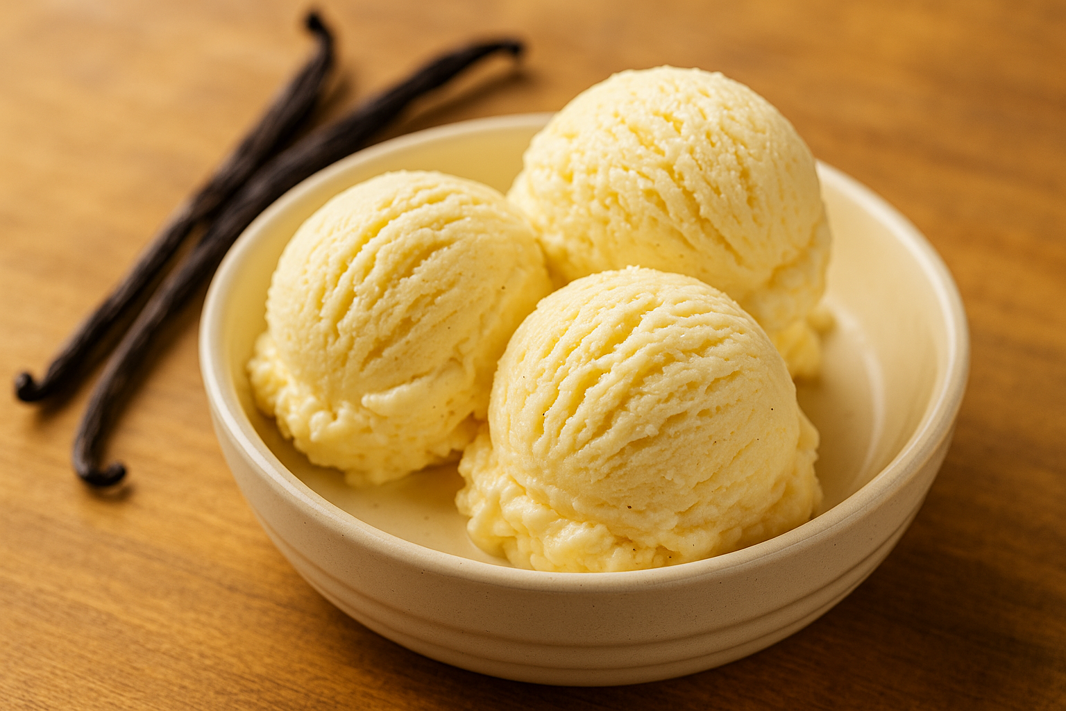 Vanilla ice-cream